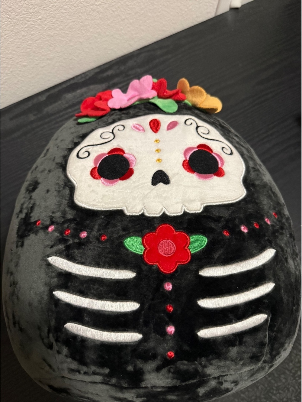 Squishmallows Anessa 12” Day of the Dead Sugar Skull Skeleton Plush 2022